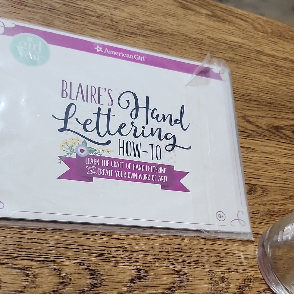 American Girl Doll Blaire's Hand Lettering How-To Learn the craft NEW